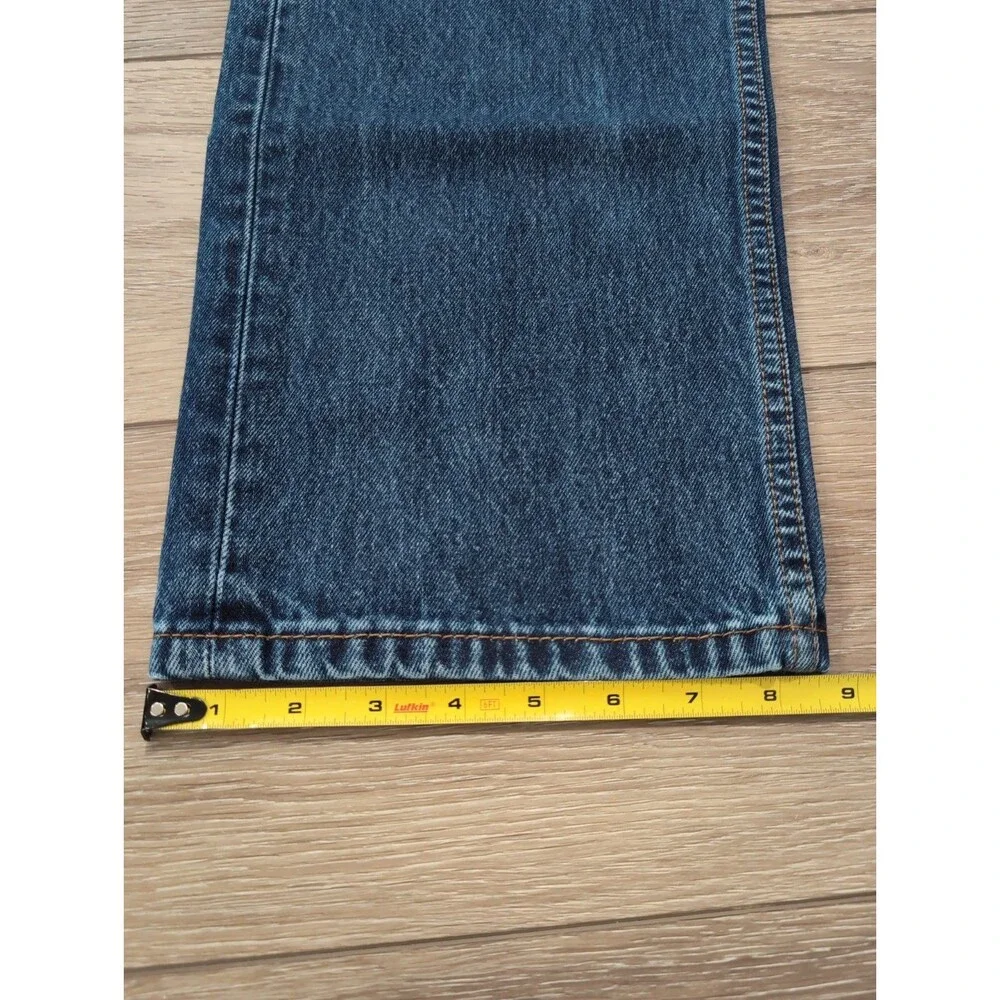 LEVI'S 505 MENS JEANS SZ 38x29(36x29Actual)Blue Straight Regular Dark Wash EUC